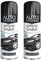PEBBLE HUG All Purpose Spray Paint, Black Gloss Aerosol Paint, Ideal and Perfect Finish for Cars, Bikes, Vans, Metal and Wood, Quick Drying, Safe and Durable, 250ml (2 Pcs)
