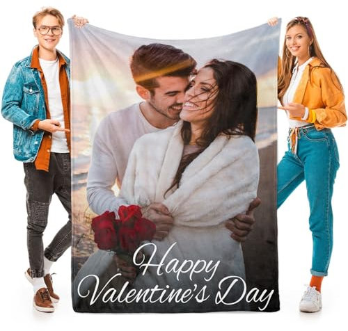 Personalisierte Decke Mit Foto– Fotodecke – Premiumqualität Flanell – Unschlagbar Weich Und Gemütlich Fotodecke Mit Eigenem Name (150cm*200cm)
