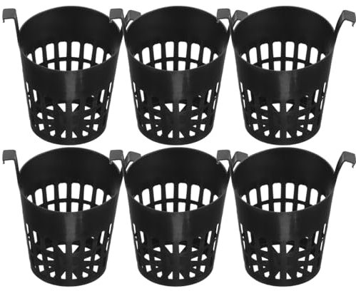 BESPORTBLE 6er-Pack Wasserpflanzen-netzbecher Gartenschilder für Aquarien Pflanzkörbe für Die Dekoration Von Aquarien Kunststoff Einfach Zu Verwenden Geeignet für Wasserpflanzen
