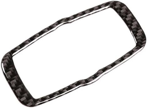 QMTVFSRH Mittelkonsole Dekor Für B&MW 5er E60 E61 2004-2010 Autoinnenraum Scheinwerferschalter Rahmenabdeckung Verkleidung Autoinnenraumaufkleber