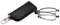 OWTXIS Faltbare Lesebrille für Herren Damen, Schlüsselanhänger kompakte Leser blaues Licht tragbare Taschenbrille (Schwarz, +2.25)