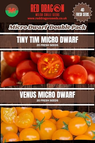 Micro Dwarf Tomato Seeds Parent Variation (Micro Dwarf Double Pack)