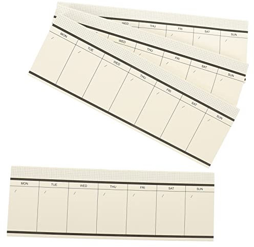 NAMOARLY Zeitmanagement Planer Wochenplaner Notizblöcke Praktische Memo Pads Für Den Täglichen Gebrauch Ideal Für Und Zur Organisation Von Aufgaben 200 Pro Set Wochenplan