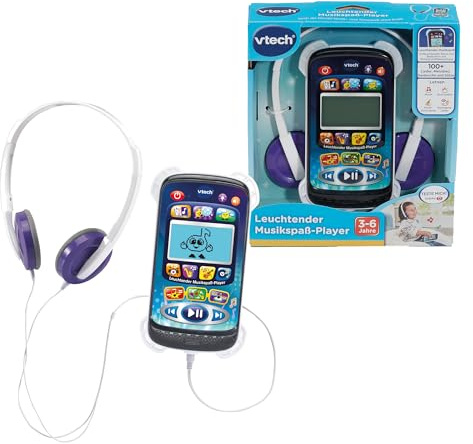 VTech Leuchtender Musikspaß-Player – Musikplayer für Kinder 3-6