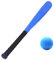 Kissmii Baseballschläger Ball Set 64cm Lustige Spiele Kinder Schläger für Erwachsene Kinder Leichter Baseballschläger mit Trainingsball Blau