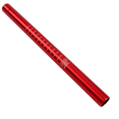 Leichte 22 2 mm Sattelstütze 300 mm für Kinder-Laufrad verbessert Komfort und Kontrollierbarkeit (rot)