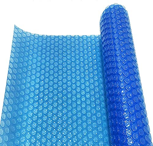Couverture solaire flottante rectangulaire bleue pour piscines creusées et hors sol (90 cm, 150 cm, 180 cm, 300 cm, 400 cm, 4,90 m, 5,90 m, 6,00 m, 7,00 m, 8,00 m, 9,00 m, 10,00 m, 13,00 m, 16,00 m,