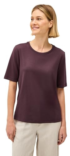 CECIL Damen 3225993 Basic Rundhals T-Shirt, Mulberry red, XX-Large