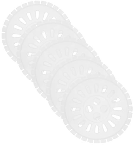 NUOBESTY 5 Stück Komprimierte Tabletten Wäschetrockner Dörrmatten wiederverwendbar Dehydrationspad Dörrgerät für Waschmaschine Dörreinsatzeinlagen Einlagen für Dörrgeräte Abs Weiß