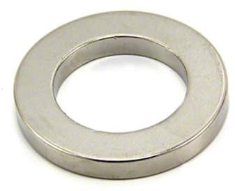 Neodymium Magnet Para Aplicaciones de Ingeniería, Fabricación Y Tecnología - 40mm O.D. x 25mm I.D. x 5mm de Espesor - 20kg de Tirón