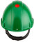 3M Peltor G 3000 Series Elmetto di Protezione con Uvicator senza Cricchetto e Fascia Antisudore in Pelle, Verde