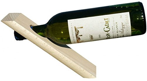 Weinflaschenhalter Holz - Flaschenhalter Weinhalter freistehend - geeignet zum Basteln Bemalen Dekorieren