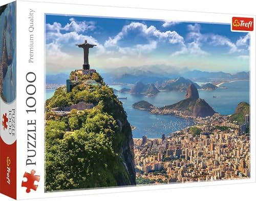 Trefl 10405 Puzzle, Rio de Janeiro, 1000 Teile, Brasilien, für Kinder ab 12 Jahren