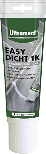 Ultrament Easy Dicht 1 K g Reaktivabdichtung Abdichtung 180 g, Außenabdichtung einkomponentig Neuheit
