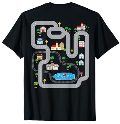 Spielmatte mit Auto KFZ-auf Rückseite Funny T-Shirt T-Shirt