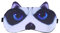 SUPVOX 3D Augenmaske Schlafmaske Schlafbrille mit Kühlkissen Heiß Kalt Therapie Schattierung für Männer Frauen für Entspannung Wellness (Huskies)