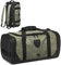 Sporttasche Herren 40L Reisetasche Sporttaschen mit Schuhfach Nassfach Wasserdicht Trainingstasche mit Rucksack Weekender Duffle Bag Travel Gym Tasche Fitnesstasche für Herren Damen (Green)