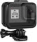 TNP Bumper Case für GoPro Hero 8 Black Action Kamera Protector Gehäuse mit Universal Cold Shoe Mount für Blitzschuh Adapter Zubehör Schutz Magnetschloss offene Seite zum Laden (Schwarz)