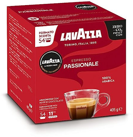 Lavazza A Modo Mio Passionale, 54 unidades (paquete de 1)