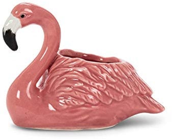 Abbott Collection 27-MINIKIN-310 Petit Pot de Fleurs Flamant Rose, 1 pièce