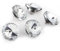 50 PCS Strass Kristallknöpfe Klare Tuftingknöpfe Polsterknöpfe mit Metallschlaufenknöpfen für getuftetes Kopfteil Sofa DIY Crafts Dekoration (20MM/25MM)(20mm)