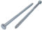 Lot de 30 vis à bois hexagonales DIN 571 en acier zingué M8 x 200 mm Vis à bois à tête hexagonale Vis tire-fond (30, M8 x 200 mm)