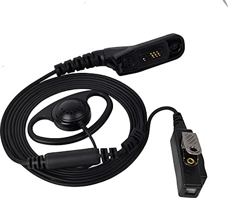 UAYESOK Auriculares de seguridad DP3400-4801 y APX4000 Walkie Talkie, PTT Multi Pin