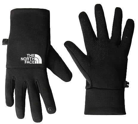 THE NORTH FACE NF0A4SHAHV2 ETIP RECYCLED GLOVE Gloves Unisex Adult Black-White Logo Größe L