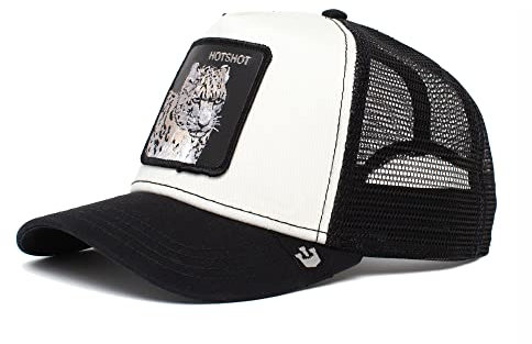 Goorin Bros. The Farm A-Frame Trucker-Kappe, Hotshot Weiß, Einheitsgröße