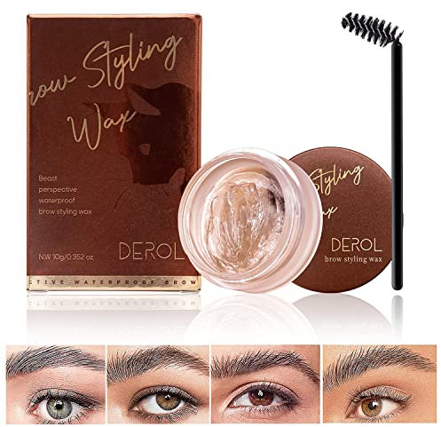 Eyebrow Shaping Soap, Augenbrauen Styling Seife, 3D Augenbrauen Make-up Gel Seife Brauen Kit, Langlebige Wasserdichte Wild Augenbrauen Brauen Gel mit Pinsel