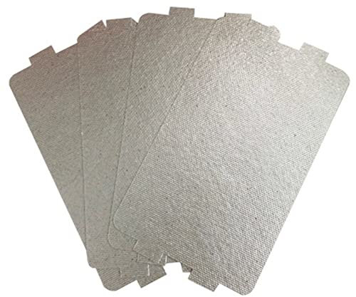 DAZZLEEX 5 juntas de mica para microondas, placas de mica para cubierta de guía de ondas, piezas de repuesto para horno microondas de cocina, 11,6 x 6,5 cm