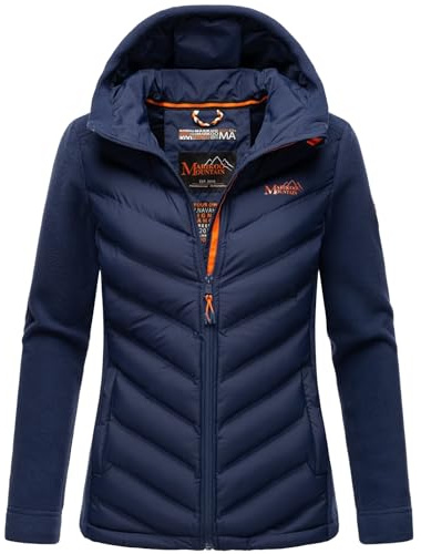 MARIKOO Damen Fleece Hybrid Jacke Trekking Wanderjacke Übergangsjacke B929