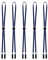 Sucrain 5 Stück verstellbare Hutgurt-Clips für Mützen, Kinnschnur für Golf, Angeln, Bootfahren, Tiefes Blau, 1-8