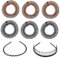 TSUWNO 6-teiliges Haarband-Set, elastisch, mit 2 Metallbändern. Zickzack-förmig, rund, aus bruchsicherem Kunststoff. Flexibles Stirnband für Sport, Damen und Mädchen.