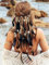 Fashband Feder-Stirnband, Boho, Pfau, indisches Stirnband, Vintage-Stil, Tribal-Kopfschmuck, Hippie-Festival,Haarschmuck für Frauen und Mädchen (B)