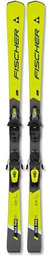 Fischer Damen, Herren Carving Ski RC4 Power TI AR + RS 10 PR 23/24 gelb-schwarz 160