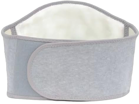 JTMKYO 1 Piece Light Gray Back Support Belt, Back Bandage, Lumbar Support Belt, Breathable Lumbar Support, Thermal Belt, Warm Back Support Belt