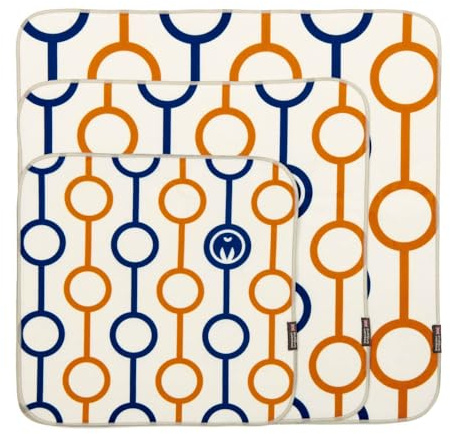 3 Legged Thing Selbstklebend, wiederverwendbar, wasserabweisend, Tuch Wrapz (Retro-Druck, Bundle)