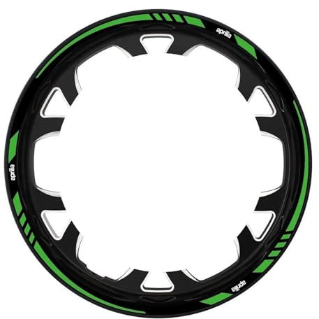 ENBHD Motorrad-Innenseite des Radaufklebers, Nabenfelgen-Aufkleber, Wetterfest, Reflektierendes Streifenband Für Aprilia RSV4 GPR RS125 Tuono Shiver 750 (Größe : 3)