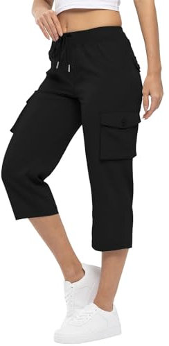 Linen Pants Women Pantalon Travail Femme Short Cargo Femme Sport et Loisirs Femme Pantalon Noir Femme Grande Taille Pantalon Fluide Femme Été Noir Pantalon Femme Enceinte Noir XL