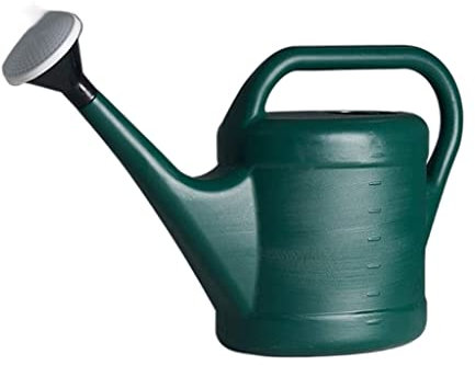Regadera de Jardín Regadera para Plantas De Interior De Plástico con Pico Largo para Exteriores, Interior, Casa, Jardín, Plantas, Bonsái, Regadera Regadera de Riego (Color : Grün, Size : 5L)