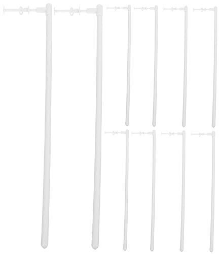 HANABASS 10 Stücke Windmühle Ersatzteile Garten Windmühle Stangen Windrad Stangen Weiß Hohe Material Für Projekte