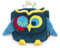 Les Déglingos - Sac à Dos velours - Astros le hibou - Ultra Doux - Peluhe - Sac crèhe ou nounou -Convient dès 18 mois - Cadeau bébé - Vert