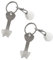 2Pcs Shopping Trolley Token, Shopping Trolley Releaser,Stainless Steel Trolley Coin for Releasing Supermarket Trolleys，Shopping Cart Unlocker, Stainless Steel Trolley Key, Shopping Trolley Token