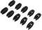Sarini 10 Pcs Electronic Fence Insulator Corner Post Fence Insulator Weatherproof Rainproof Electric Fence Insulator for Electric Fence Wire Black