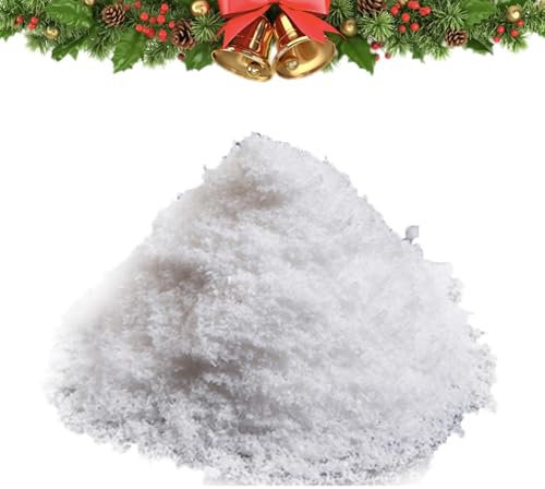 Polvo de Nieve Falso | Decoraciones para árboles de Navidad con Polvo de Nieve Artificial,Accesorios de decoración Diarios y Festivos para el hogar, la Oficina, el Dormitorio, el Centro Comercial, el