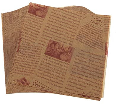 BEBEMOKO 200piezas Papel Encerado Para Alimentos Antiadherente Para Hornear Para Sándwiches Galletas Dulces