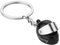 Porte Clef Personnalisable, Porte Clé Personnalisé en Métal, Cadeau Fete des Peres personnalisé, Idée Cadeau St-Valentin, Porte-clés Casque de Moto, Accessoires Moto (Casque Noir)