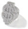 VAKTWPDLY Große Dollarzeichen Ringe für Männer und Frauen, 18K Gold plattiert Iced Out Cubic Zirkonia Bling Pinky Ring Hip Hop Punk Rock Ring für Rapper