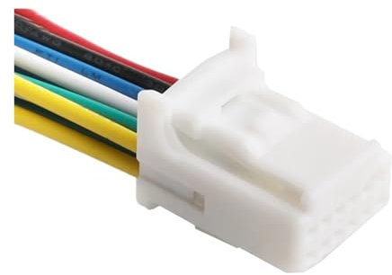 SZUYRWLP Altoparlanti Cablaggio del connettore elettronico automatico a 12 pin Presa di controllo centrale del veicolo femminile 1318774-1(5 Pcs)